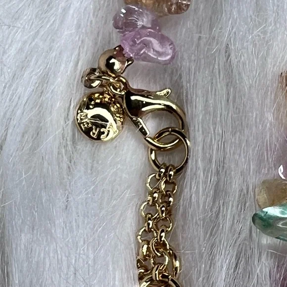 Brand New J. Crew Genuine Rainbow Gemstone Tourmaline Necklace - Picture 5 of 5